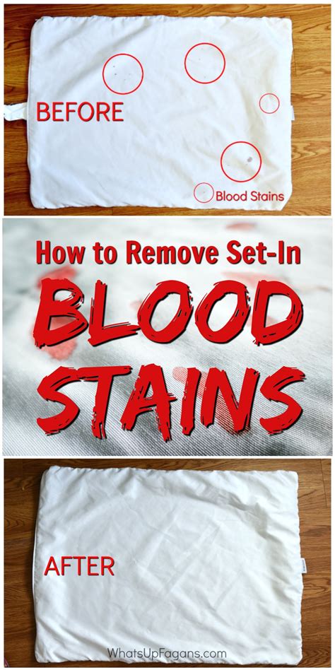 get fake blood out of clothing|how to remove dried blood from fabric.